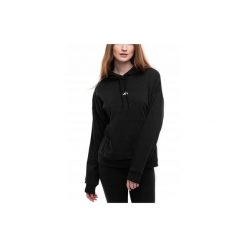 Bluza damska adidas Essentials Small Logo French Terry. Czarne bluzy damskie Adidas, bez wzorów, z bawełny, klasyczne, bez ramiączek, z kapturem. Za 178.99 zł.