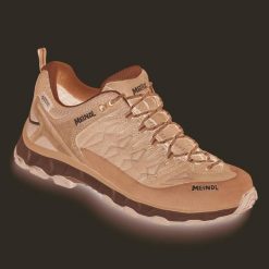 Buty damskie trailowe damskie Meindl Lite GTX. Niebieskie obuwie trekkingowe damskie MEINDL, z gore-texu, bez zapięcia. Za 1,036.50 zł.