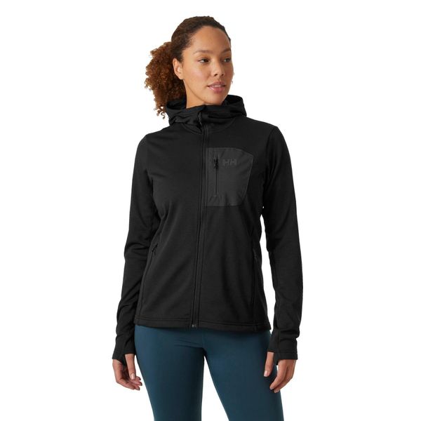 Bluza damska z kapturem Helly Hansen Versalite. Czarne bluzy damskie Helly Hansen, l, bez wzorów, z elastanu, bez ramiączek, z kapturem. Za 510.00 zł.
