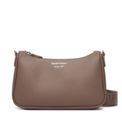Torebka Emporio Armani. Brązowe listonoszki damskie Emporio Armani, bez wzorów, bez dodatków. Za 719.99 zł.