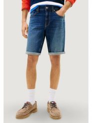 Tommy Jeans Szorty jeansowe Ronnie DM0DM22980 Granatowy Slim Fit. Niebieskie szorty męskie Tommy Jeans, bez wzorów, z bawełny. Za 289.99 zł.