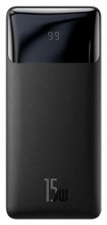 Baseus Bipow 10000mAh 2xUSB USB-C 15W czarny. Czarne powerbanki . Za 82.00 zł.