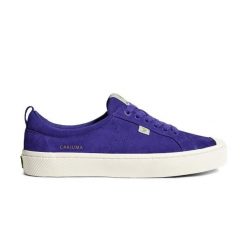 Trampki zamszowe Cariuma OCA Low Liberty Purple Suede. Fioletowe trampki i tenisówki damskie CARIUMA, bez wzorów, z zamszu, bez zapięcia. W wyprzedaży za 258.30 zł.
