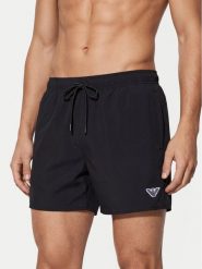 Emporio Armani Szorty EM000583 AF20424 UC001 Czarny. Czarne szorty męskie Emporio Armani, bez wzorów, z syntetyku. Za 299.99 zł.