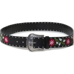Desigual Guindilla Pasek Czarny. Czarne paski damskie Desigual, z aplikacjami, z materiału. Za 223.95 zł.