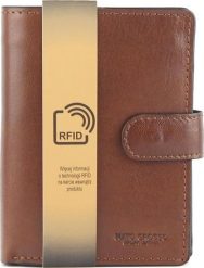 Portfel męski skórzany Mato Grosso 0703/17 20 RFID brązowy. Brązowe portfele męskie Mato Grosso, bez wzorów. Za 296.18 zł.