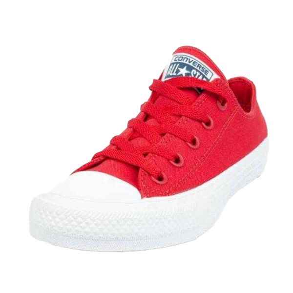 Trampki Unisex Dla Dorosłych CT II. Czerwone trampki i tenisówki damskie Converse, bez wzorów, z gumy, bez zapięcia. Za 232.99 zł.