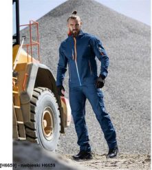 Ardon Męska bluza stretczowa bawełna stójka Amalytton delikatna powierzchnia odblaskowe nadruki elementy hi-vis niebieski H6659 3XL. Niebieskie bluzy męskie Ardon, m, bez wzorów, z bawełny, bez ramiączek, bez kaptura. Za 214.97 zł.