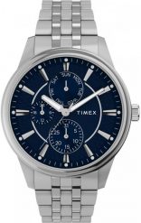 Zegarek męski Timex TW2Y21500 srebrny. Szare zegarki męskie Timex, bez wzorów, srebrne. Za 649.00 zł.