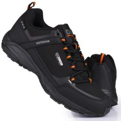 Buty męskie DK trekkingowe Softshell PREDATOR. Brązowe buty zimowe męskie DK, bez wzorów, z softshellu, bez obcasa, bez zapięcia. Za 179.00 zł.