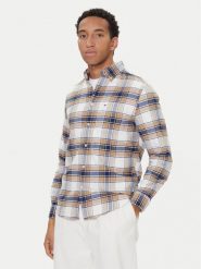 Tommy Hilfiger Koszula Hero MW0MW40473 Beżowy Regular Fit. Brązowe koszule męskie Tommy Hilfiger, l, bez wzorów, z bawełny, bez kołnierzyka, bez ramiączek. Za 409.99 zł.