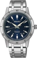 Zegarek Seiko Zegarek męski Seiko SRPL07J1 srebrny. Szare zegarki męskie Seiko, bez wzorów, srebrne. Za 2,796.99 zł.