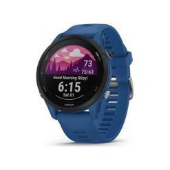 Zegarek sportowy Garmin Forerunner 255 Granatowy (010-02641-11). Niebieskie zegarki sportowe Garmin, bez wzorów. Za 985.99 zł.