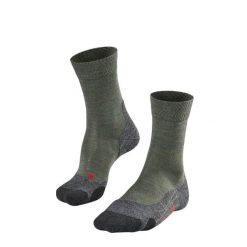 Skarpetki Falke TK2 Melange. Zielone skarpety męskie Falke, bez wzorów, z poliamidu. Za 149.50 zł.