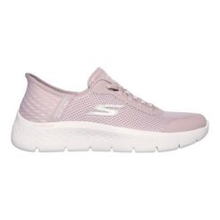 Tenisówki Skechers Model Slip-ins Go Walk Flex Kolor Rose. Fioletowe trampki i tenisówki damskie Skechers, bez wzorów, bez zapięcia. Za 329.99 zł.