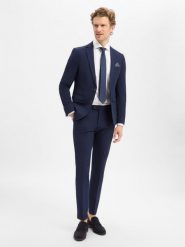 Finshley & Harding garnitur Mężczyźni Slim Fit niebieski, 42. Niebieskie garnitury męskie Finshley & Harding, m, bez wzorów, biznesowe. Za 999.95 zł.