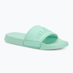 Klapki damskie Ellesse Eric. Zielone klapki damskie Ellesse, bez wzorów, z materiału, sportowe, bez obcasa, bez zapięcia. Za 52.99 zł.