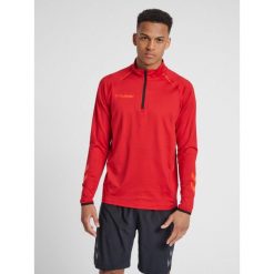 Bluza Hummel Half Zip hmlAUTHENTIC Pro. Brązowe bluzy męskie Hummel, na jesień, s, bez wzorów, sportowe, bez ramiączek, bez kaptura. W wyprzedaży za 243.50 zł.