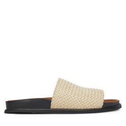 Klapki Vagabond Shoemakers. Brązowe klapki damskie Vagabond Shoemakers, bez wzorów, bez obcasa, bez zapięcia. Za 349.99 zł.
