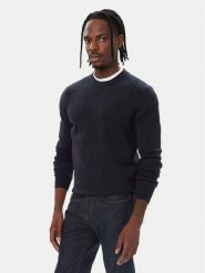 Guess Sweter M6BR23 Z1373 Granatowy Regular Fit. Niebieskie swetry męskie Guess, m, z aplikacjami, z wiskozy, bez kołnierzyka, bez ramiączek. Za 434.99 zł.