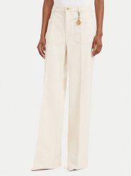 MICHAEL Michael Kors Jeansy MT690ACLSA Kremowy Flared Leg. Białe jeansy damskie MICHAEL Michael Kors, bez wzorów, z bawełny. Za 879.99 zł.