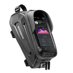 Sakwa, uchwyt rowerowy na telefon torba na ramę Rockbros B68. Czarne torby na ramię męskie ROCKBROS, z materiału, na ramię. Za 69.99 zł.