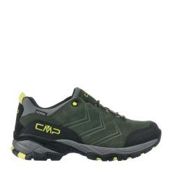 Buty trekkingowe męskie Melnick Low wodoodporne. Czarne trekkingi męskie CMP, z gumy, przed kostkę, bez zapięcia. Za 349.00 zł.