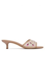 Aldo Klapki Cotera 14296285 Różowy. Czerwone klapki damskie Aldo, bez wzorów, z materiału, bez obcasa, bez zapięcia. Za 359.99 zł.