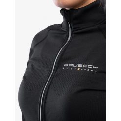 Bluza dresowa termoaktywna rozpinana damska Brubeck Athletic. Czarne bluzy damskie Brubeck, l, bez wzorów, z dresówki, bez ramiączek, bez kaptura. Za 239.99 zł.