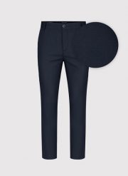 PAKO LORENTE – Granatowe gładkie spodnie męskie P24SF-WX-003-G-0 - Pako Lorente. Niebieskie eleganckie spodnie męskie Pako Lorente, bez wzorów. Za 149.99 zł.