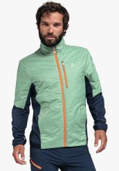 Kurtka trekkingowa męska Schöffel Hemsedal. Niebieskie kurtki męskie Schöffel, l, bez wzorów, z elastanu, sportowe, bez kaptura. Za 899.99 zł.