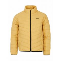 Kurtka puchowa Protest Prtshaffer. Żółte kurtki męskie Protest, na zimę, bez wzorów, z puchu, sportowe, bez kaptura. Za 425.50 zł.