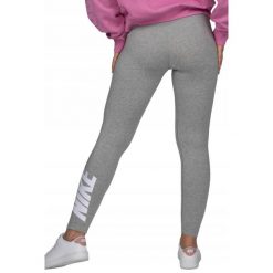 Damskie Legginsy Sportowe Nike. Szare legginsy sportowe damskie Nike, bez wzorów, na fitness i siłownię. Za 105.60 zł.