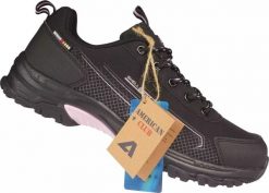Buty trekkingowe damskie American Club Damskie buty trekkingowe American Club DWT-178/24 czarne 36. Czarne obuwie trekkingowe damskie American CLUB, bez zapięcia. Za 142.99 zł.