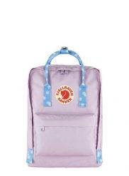 Plecak Fjallraven Kanken - pastel lav/confetti patt. Czerwone plecaki męskie Fjällräven, bez wzorów, z materiału. Za 359.99 zł.