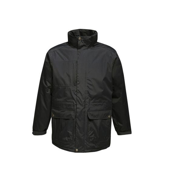 Izolująca parka Regatta Darby III. Czarne parki męskie Regatta, m, bez wzorów, bez kołnierzyka, bez kaptura. Za 369.99 zł.