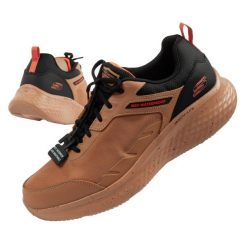 Buty wodoodporne sportowe męskie Skechers Skech-Lite Pro. Brązowe buty sportowe męskie Skechers, bez wzorów, bez zapięcia. Za 239.00 zł.