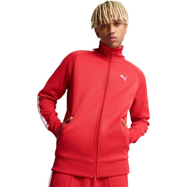 Kurtka męskie Puma T7 Always On Track Jacket. Czerwone kurtki męskie Puma, m, bez wzorów, z poliesteru, bez kaptura. Za 259.99 zł.