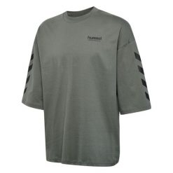 Oversized T-shirt Hummel Willy SW. Niebieskie t-shirty damskie Hummel, bez wzorów, sportowe, bez kołnierzyka, bez ramiączek. Za 181.50 zł.