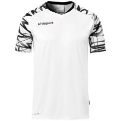 Koszulka Uhlsport Goal 25. Białe bluzki damskie Uhlsport, l, bez wzorów, sportowe, bez kołnierzyka, bez ramiączek. Za 191.50 zł.
