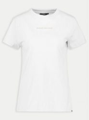 Didriksons T-Shirt Ingarö 505542 Biały Regular Fit. Białe t-shirty damskie Didriksons, bez wzorów, z bawełny, bez kołnierzyka, bez ramiączek. Za 89.99 zł.