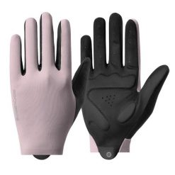 Rękawiczki rowerowe pełne palce unisex z ekranem dotykowym. Fioletowe rękawiczki męskie ROCKBROS, na lato, bez wzorów, z elastanu. Za 93.60 zł.