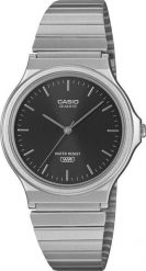 Zegarek Casio Collection Zegarek unisex czarna tarcza stal 35 mm (MQ-24DA-1ADF). Czarne zegarki damskie Casio, ze stali. Za 196.99 zł.