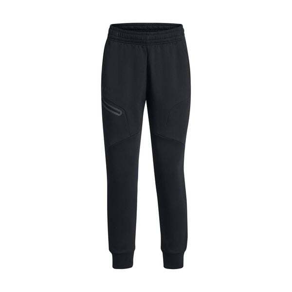 Spodnie Joggery Under Armour Unstoppable Flc Damskie. Czarne spodnie sportowe damskie Under Armour, bez wzorów, z bawełny, sportowe, do biegania. Za 547.00 zł.