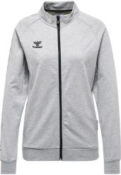 Damska bawełniana bluza dresowa zapinana na zamek Hummel Move Grid. Szare bluzy damskie Hummel, l, bez wzorów, z bawełny, klasyczne, bez ramiączek, z kapturem. Za 237.50 zł.