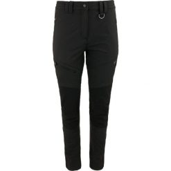 Damskie spodnie softshell Mckees Kristen w kolorze czarnym. Czarne spodnie sportowe damskie MCKEEVER, na lato, bez wzorów, z softshellu, sportowe, trekkingowe. Za 413.99 zł.