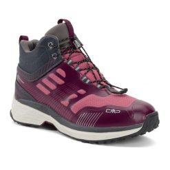 Buty trekkingowe damskie CMP Pohlarys Mid Wp. Czerwone obuwie trekkingowe damskie CMP, bez zapięcia. Za 259.99 zł.