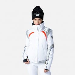 Kurtka narciarska damska Rossignol W Lunar Ski Jacket. Białe kurtki sportowe damskie Rossignol, na zimę, l, bez wzorów, bez ramiączek, bez kaptura, narciarskie. W wyprzedaży za 4,409.00 zł.