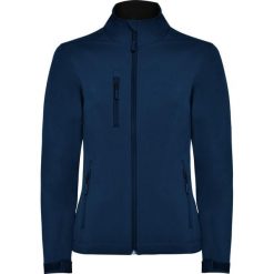 Damska Kurtka Soft Shell Nebraska. Niebieskie kurtki sportowe damskie ROLY, xl, bez wzorów, bez ramiączek, bez kaptura, trekkingowe. Za 138.99 zł.