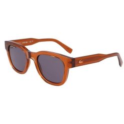 Okulary przeciwsłoneczne Unisex Lacoste L6023S. Brązowe okulary przeciwsłoneczne damskie Lacoste. Za 725.55 zł.